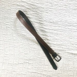 Mens reversible black/brown belt